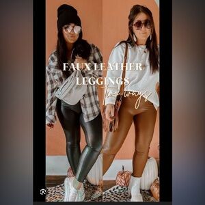 Offline by Aerie Faux Leather Pants Bundle